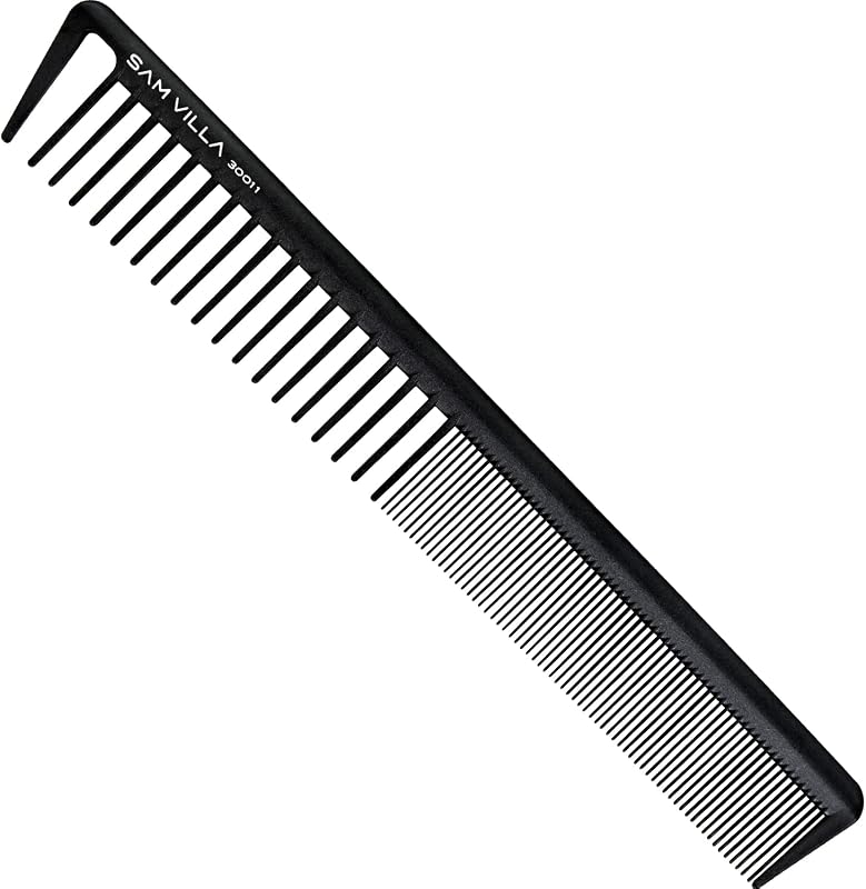 Sam Villa Signature Series Professional Short Cutting & Hair Parting Comb