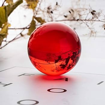 Amazon.co.jp: 写真クリスタルボール飾り風水グローブ占いクォーツ