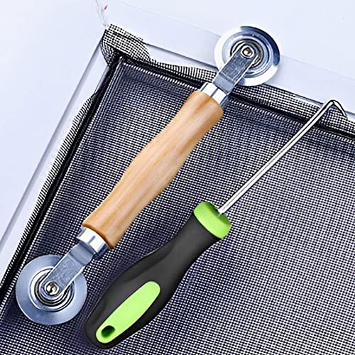 Kit de rolos de ferramentas de tela,Ferramenta de reparo de malha de tela | Ferramenta de substituiç