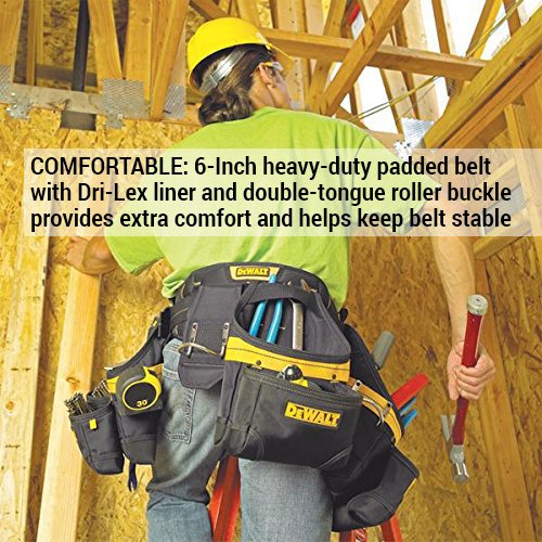 Dewalt Dg5650 31-Pocket Professional Carpenter's Pro-Combo Apron Tool Belt #TOP3