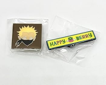 Amazon.co.jp: 矢沢あい展 ピンバッジ ノブ ハッピーベリーロゴ