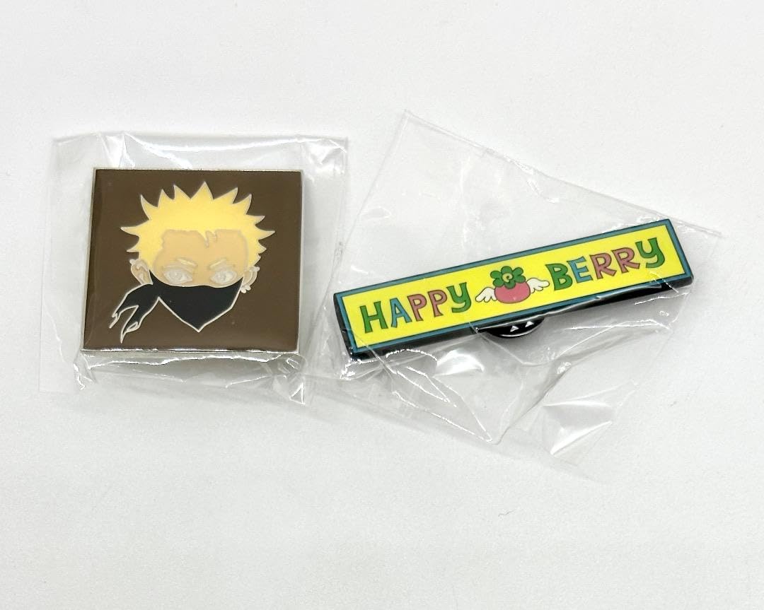 Amazon.co.jp: 矢沢あい展 ピンバッジ ノブ ハッピーベリーロゴ