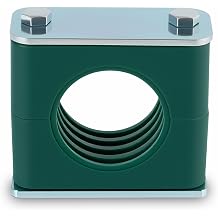 Hydraulic Pipe Clamp for 44.5mm Outer Diameter Pipe, 1PCS Plastic Pipe Clamps Standard Metric Tube Hose Clips for -30 to 90C Resistant for Oil Water Gas Lines