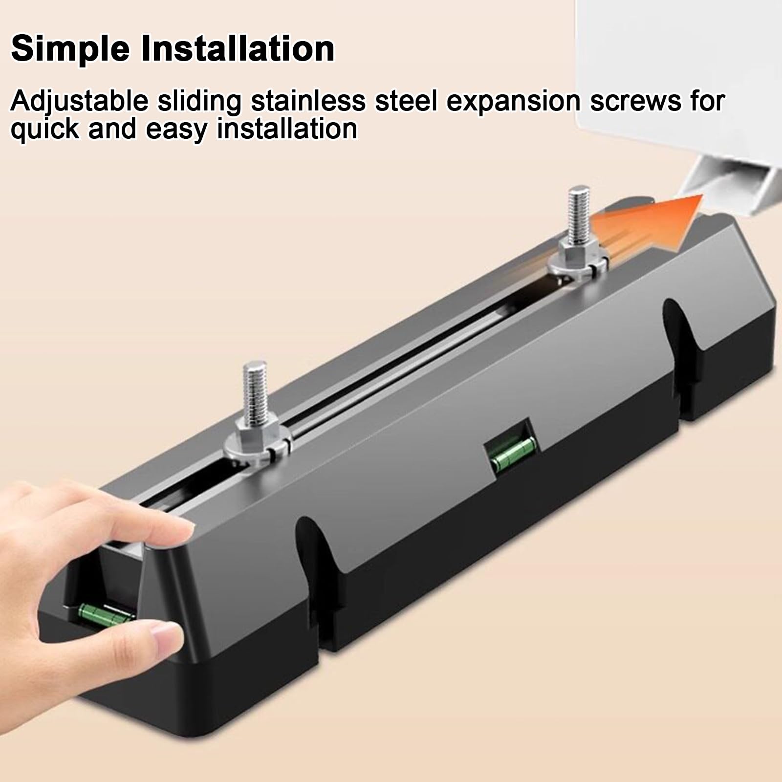 Silentblock Aire Acondicionado, Soporta 1000 Kg, de Goma, Soporte de Suelo Resistente, con Absorción de Impactos, para Compresor Mini Split de 1 A 5 P