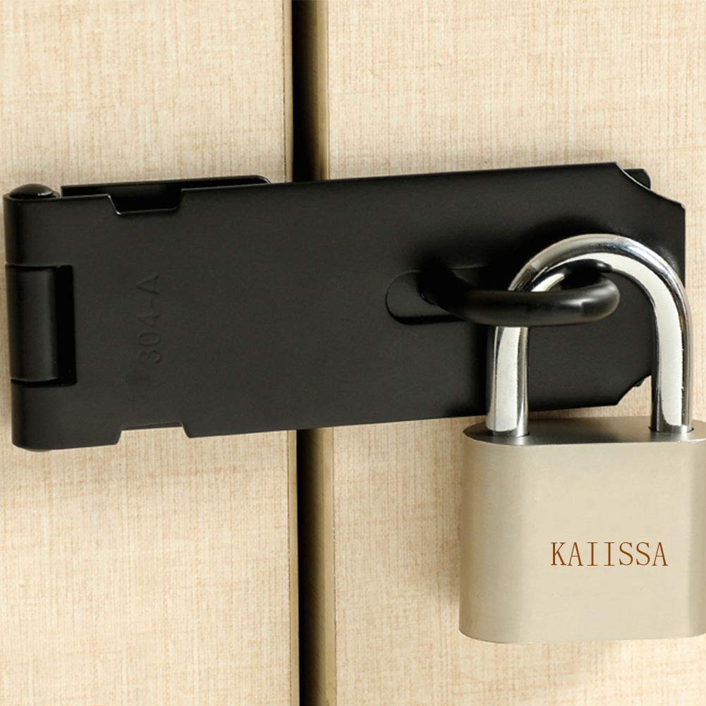 Padlock Hasp, KAIISSA Hasp And Staple Set Door Lock Security Hasp Lock - View #4