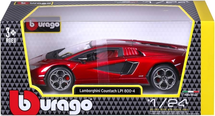 Amazon | Bburago（ブラーゴ） 1/24 ランボルギーニ カウンタック LPI