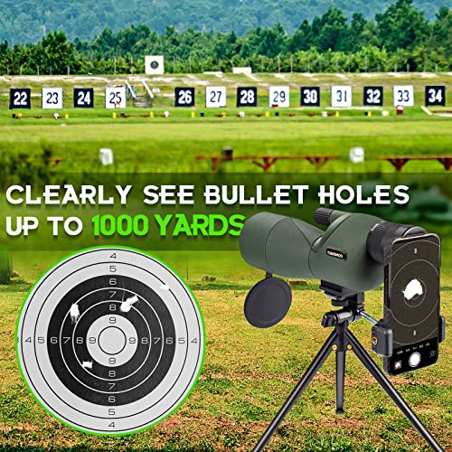 YUANZIMOO 25-75x60 スポッティングスコープ YZMspscopeGREEN の商品画像 1