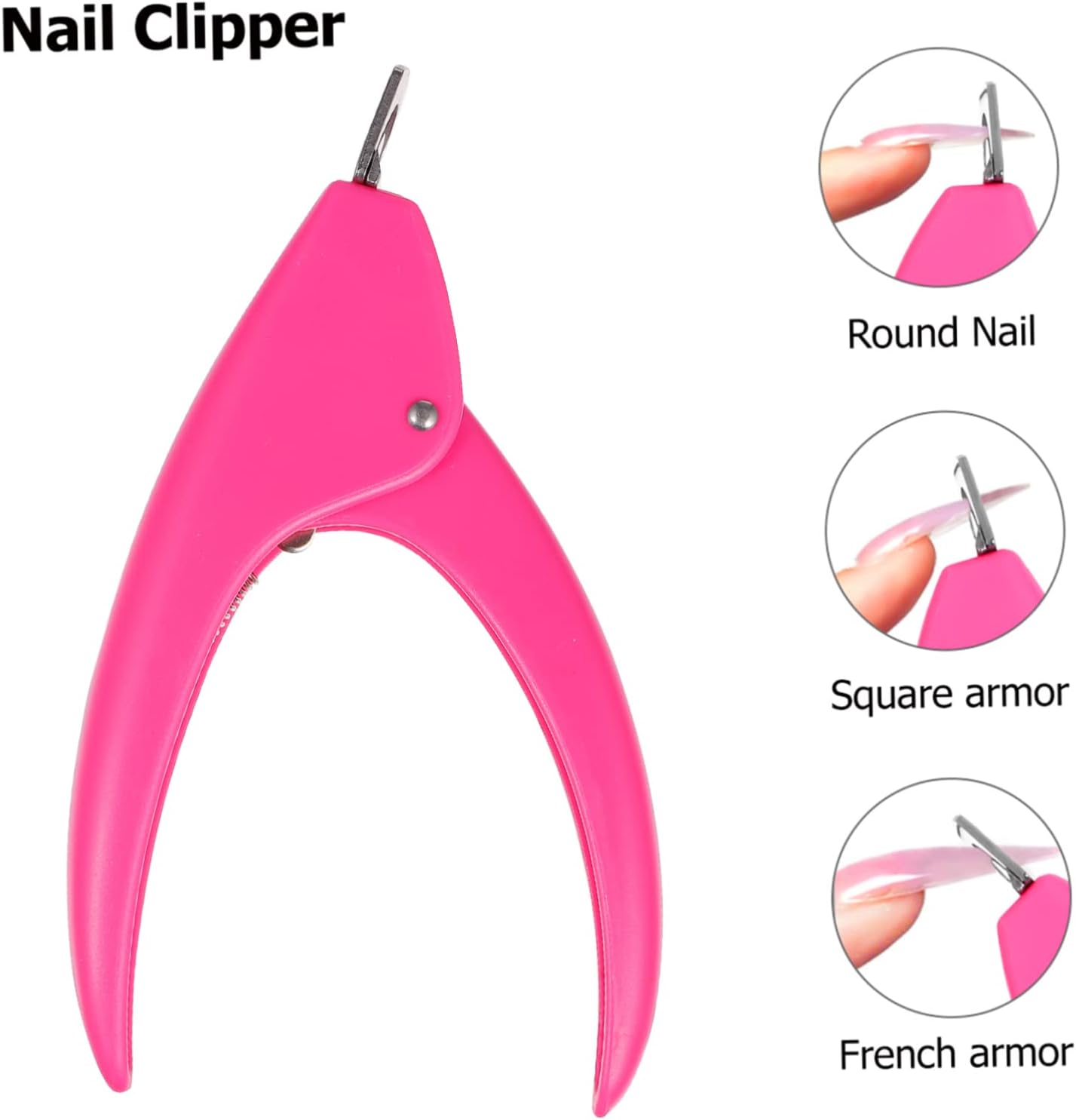 13 Piece Nail Art Clips Set Plastic Manicure Tools for Gel Nail Shaping image 4