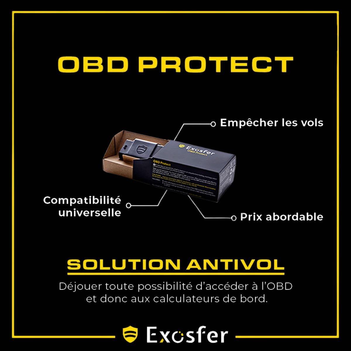 OBD Protect Diebstahlschutz Wegfahrsperre OBD2-Verriegelung Anti-Diebstahlsicherung Kfz Schutz