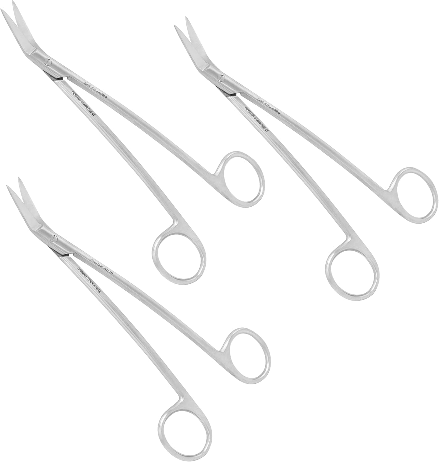 Stellmacher Dean Scissors 6.75 Inches (Set of 3) – Surgical Medical ENT Dental Instrument – Premium German Grade Stainless Steel (6.75 Inches)