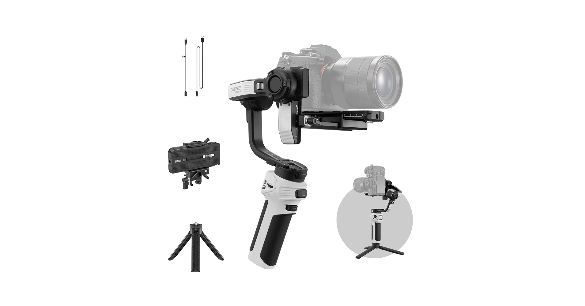 【美品】ジンバルスタビライザーセット　CINEPEER WEEBILL 3E Amazon.co.jp: Zhiyun Weebill 3E 3軸ジンバルスタビライザー