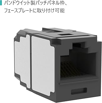 Amazon.com: Panduit CC6X88BL Mini-com CAT6A 10Gig Rj45 8P8C Amazon.com: Panduit CC6X88BL Mini-com CAT6A 10Gig Rj45 8P8C