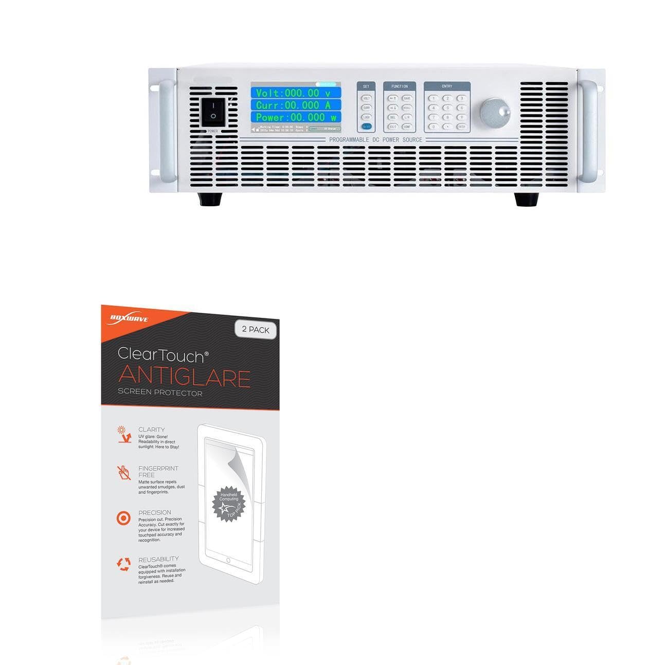 BoxWave Screen Protector Compatible with Owon OWP8010H - ClearTouch Anti-Glare (2-Pack), Anti-Fingerprint Matte Film Skin