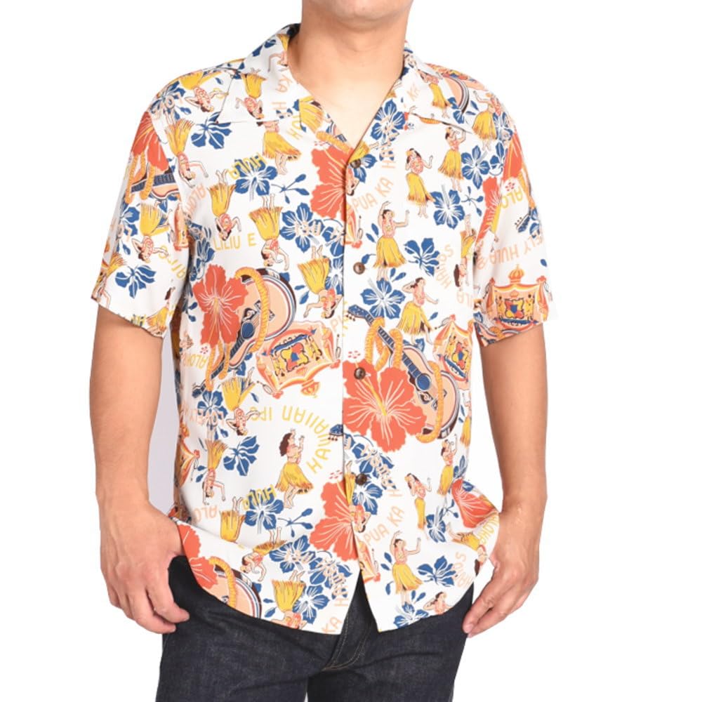 GLADHAND/レーヨンアロハ/POSTAL- S/S SHIRTS 楽天市場】☆クーポン配布!スーパーSALE☆ サンサーフ アロハ