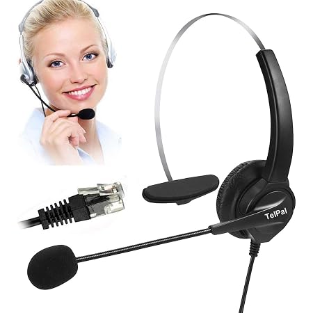 Noise Cancelling Telephone Headset 