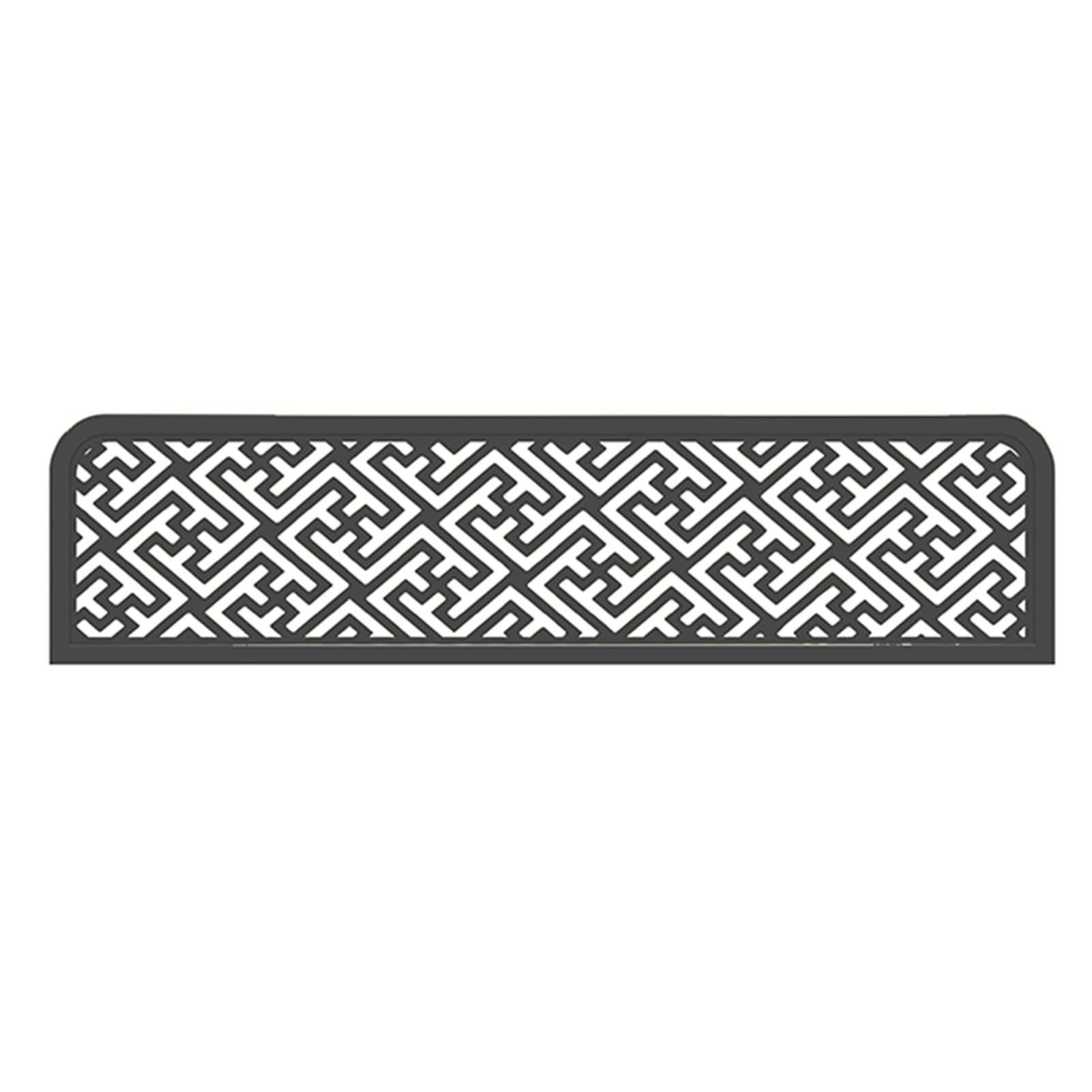 KLGFBDC Stylish Black Iron Room Divider for Dining Areas, 30cm Tall & 80cm Wide, Partitions for Restaurants & Bars, Durable HOL Design, Space-Saving Solution, No Fading