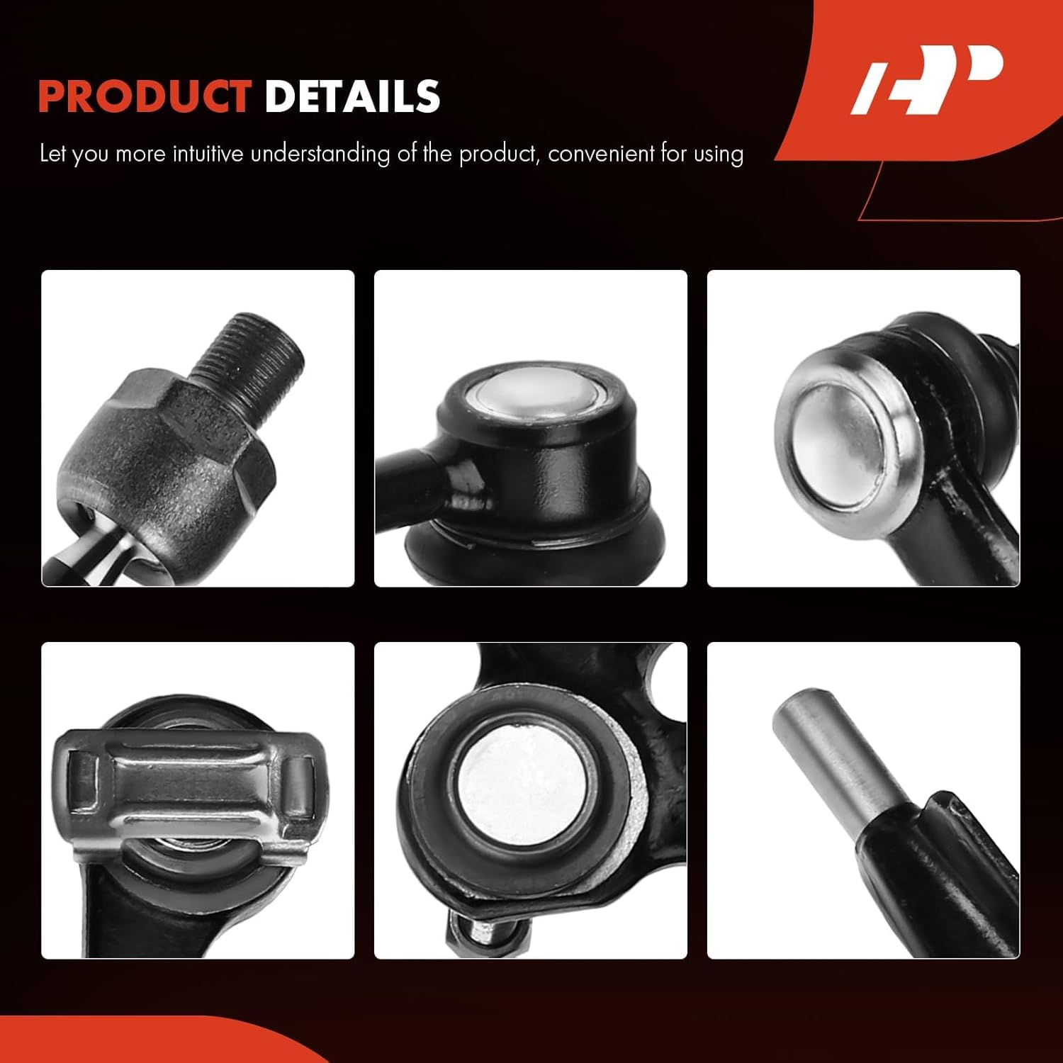 A-Premium 8Pcs Front Suepnsion Kit, Lower Control Arm & Bushing, Sway Bar Link, Inner & Outer Tie Rod End, Compatible with BMW E36 Series - 1992-2002 - Z3 318i 318is 318ti 323is 325i 325is 328i, RWD