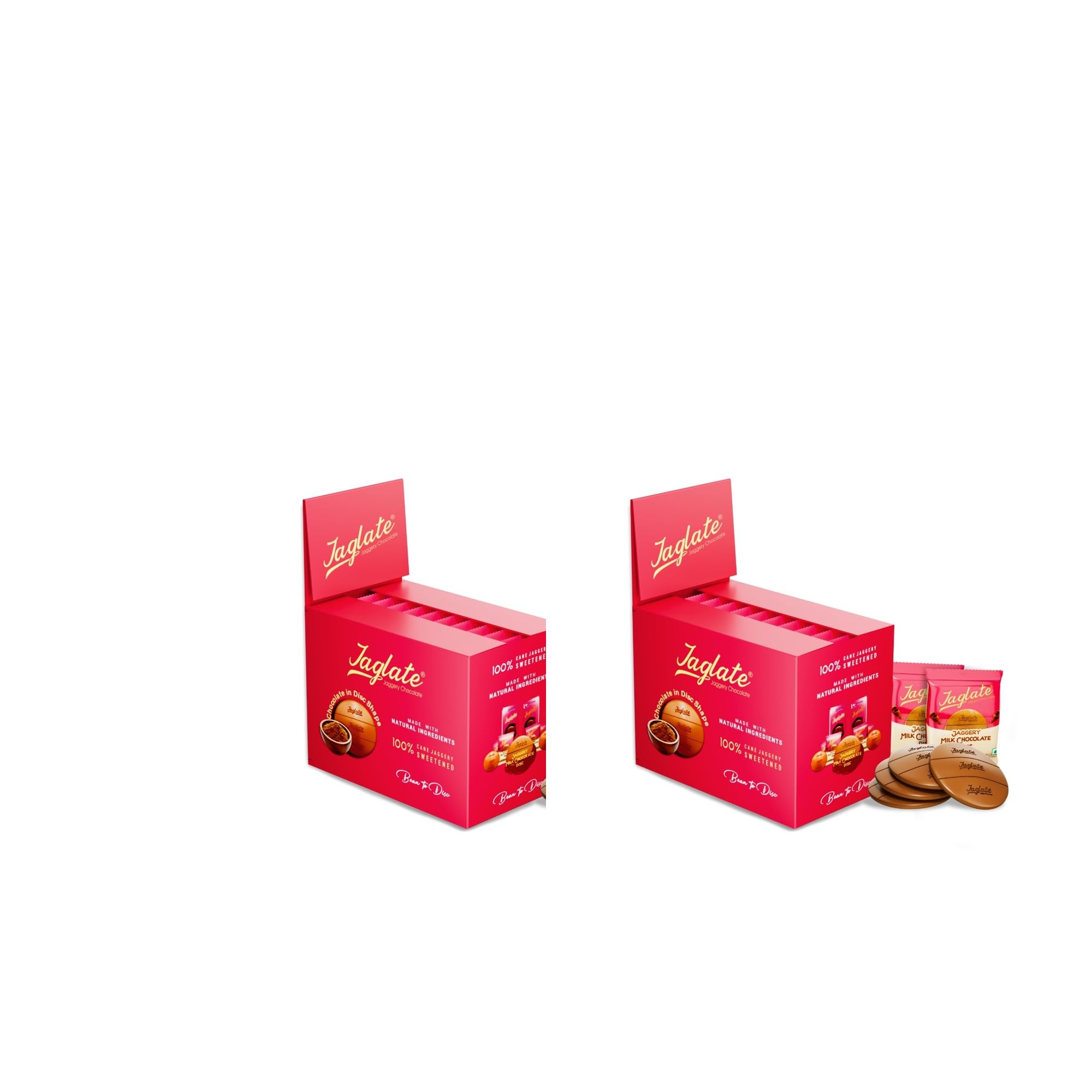 Jaglate Jaggery Milk Chocolate Disc Celebration Mega Combo | Premium Handmade Bean To Disc Chocolate With Cane Jaggery | Large Party & Event Gift Pack For Special Occasions (36 Pieces, 360G)-image-7