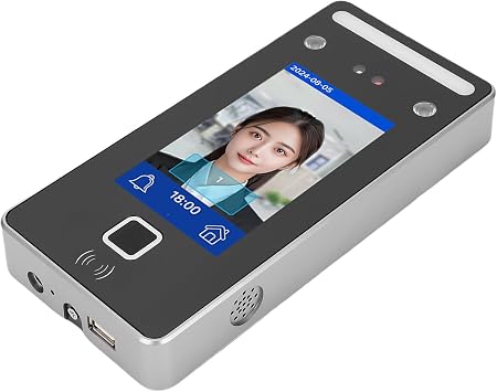 Face Recognition Attendance Machine Employees Biometric System Visible Light Dynamic Facial Card Access Control Time Clock