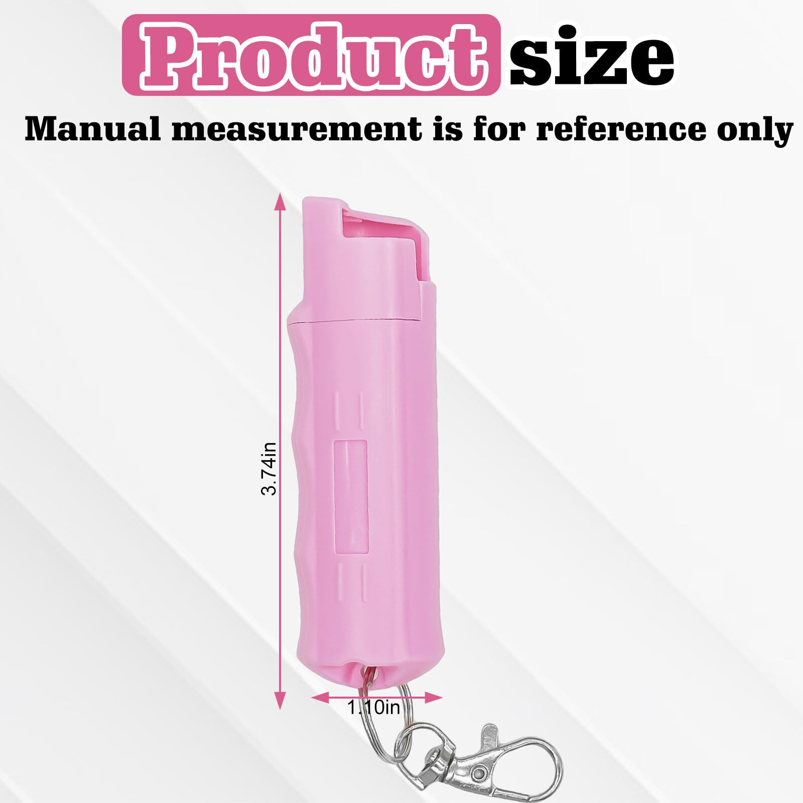 Pfefferspray Schlüsselanhänger - 2 Stück 20ml Für Unterwegs