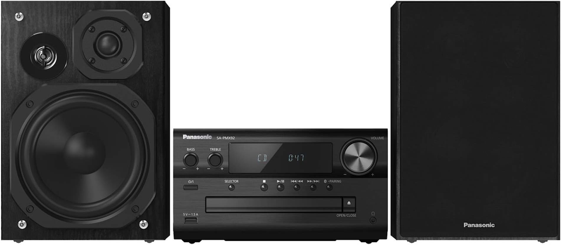 SC-PMX92EB-K Micro Hi-Fi System with Bluetooth and DAB+