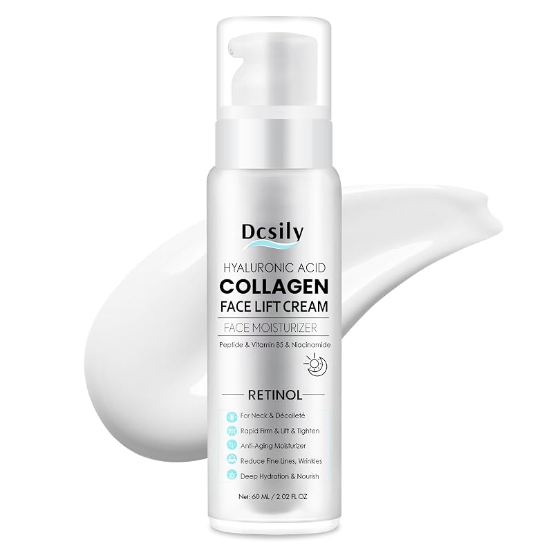 Creme para rosto, pescoço e colo Dcsily com retinol, peptídeos, colágeno e ácido hialurônico