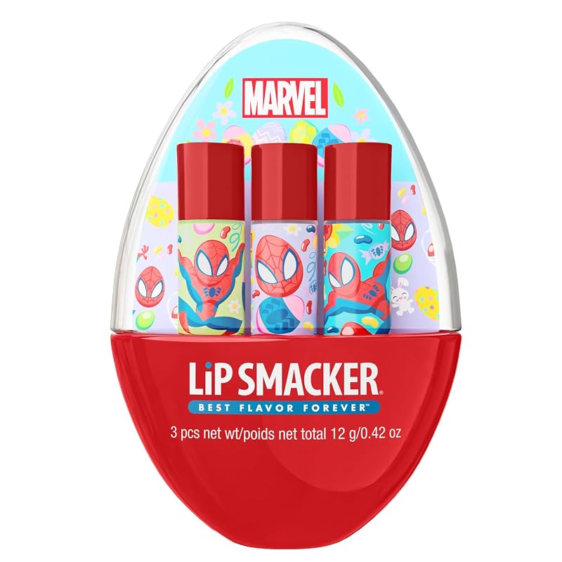 Lip Smacker Trio de Bálsamos Labiais Spider-Man em Ovos de Páscoa