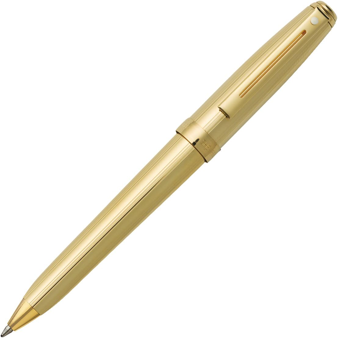 Sheaffer Prelude Fluted Gold Plate Trim Ballpoint Pen BigaMart