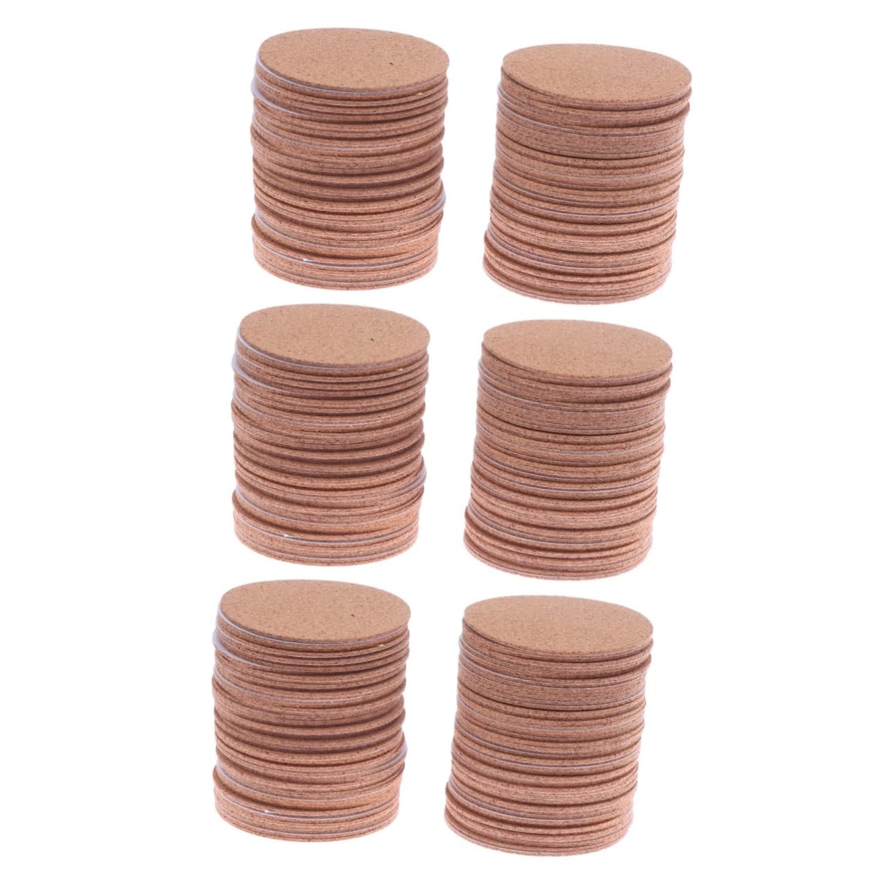 BESTonZON Mini-Plantes 90 Pièces Dessous De Verre en Liège pour Boissons sous-Verres Ronds en Liège Tapis De De Tasse De en Tapis Isolant Table en Bois 100mm Vide