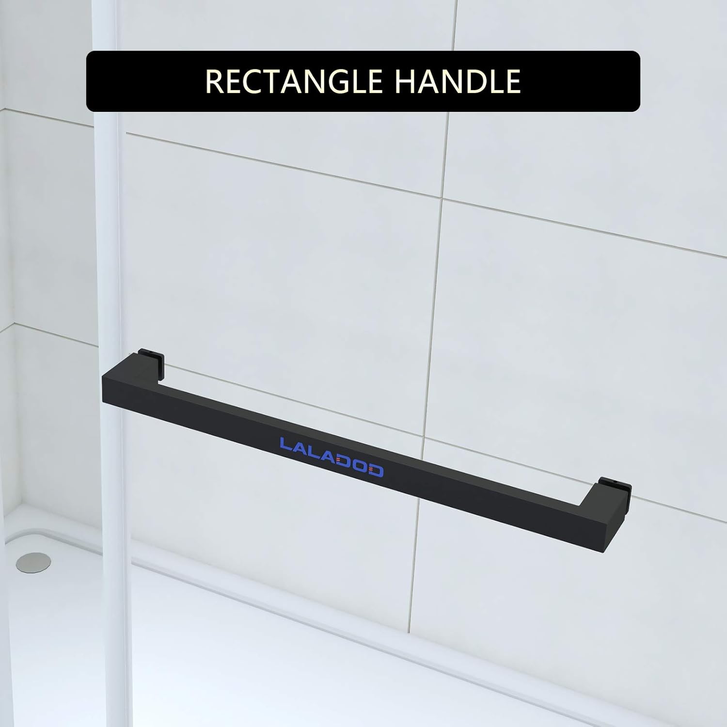 Bеѕt Cуbеr Mоndау 🔥 Laladod Frameless Shower Doors 57-60 W x 76 H Inch Clear Tempered Glass 2 Ways Opening Double Sliding Enclosure in Matte Black Finish, DS01