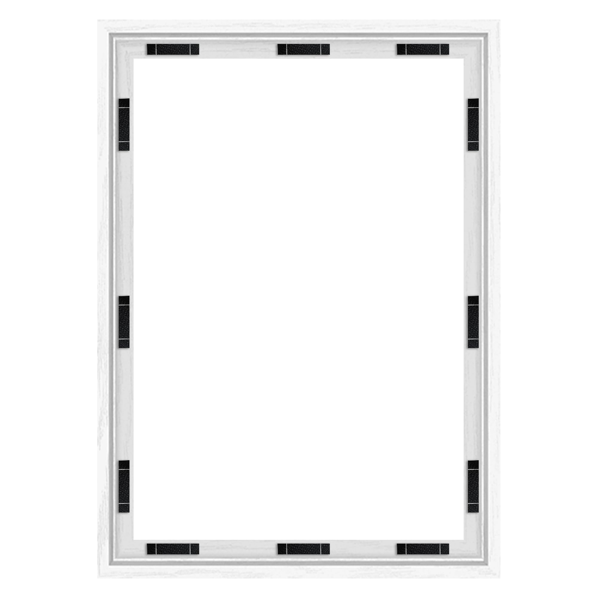 Abtgt 18x24 Canvas Floating Frame with 0.9" Deep, White Floater Frame for Canvas Paintings with Adhesive, Vertical or Horizontal Wall Art frame for Prints Oil Painting Diamond Decor, 1 Pack. โ image 1
