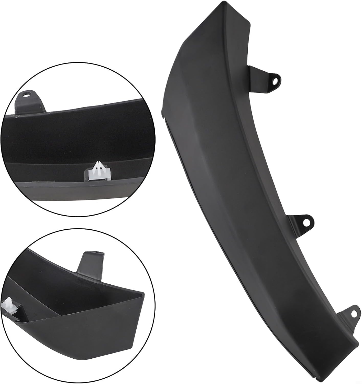 Wheel Opening Flare Molding For Ram 4500 5500 2011-2018, Front Bumper Molding Trim Fender Flare LEFT DRIVER Side Replace 1JX31RXFAB