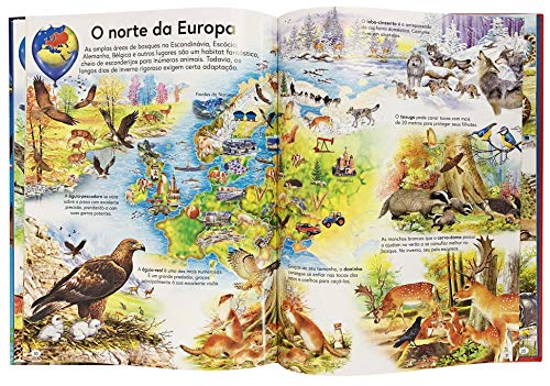 Atlas infantil dos animais em seus habitats