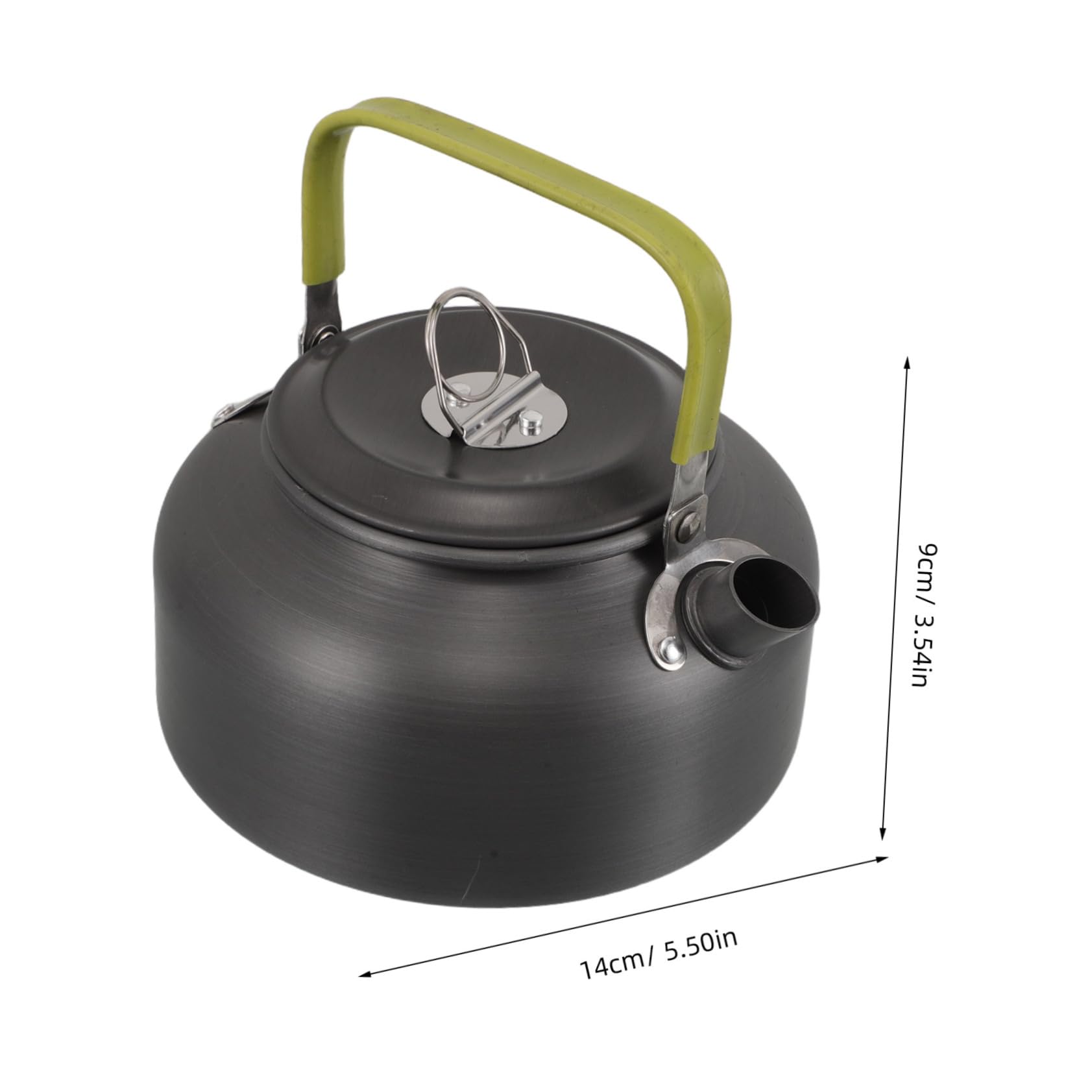 HEMOTON Lightweight Outdoor Tea Kettle for Efficient Heating Portable Coffee Pot for Camping Travel Picnics Multi Function Water Boiler for Boiling Brewing