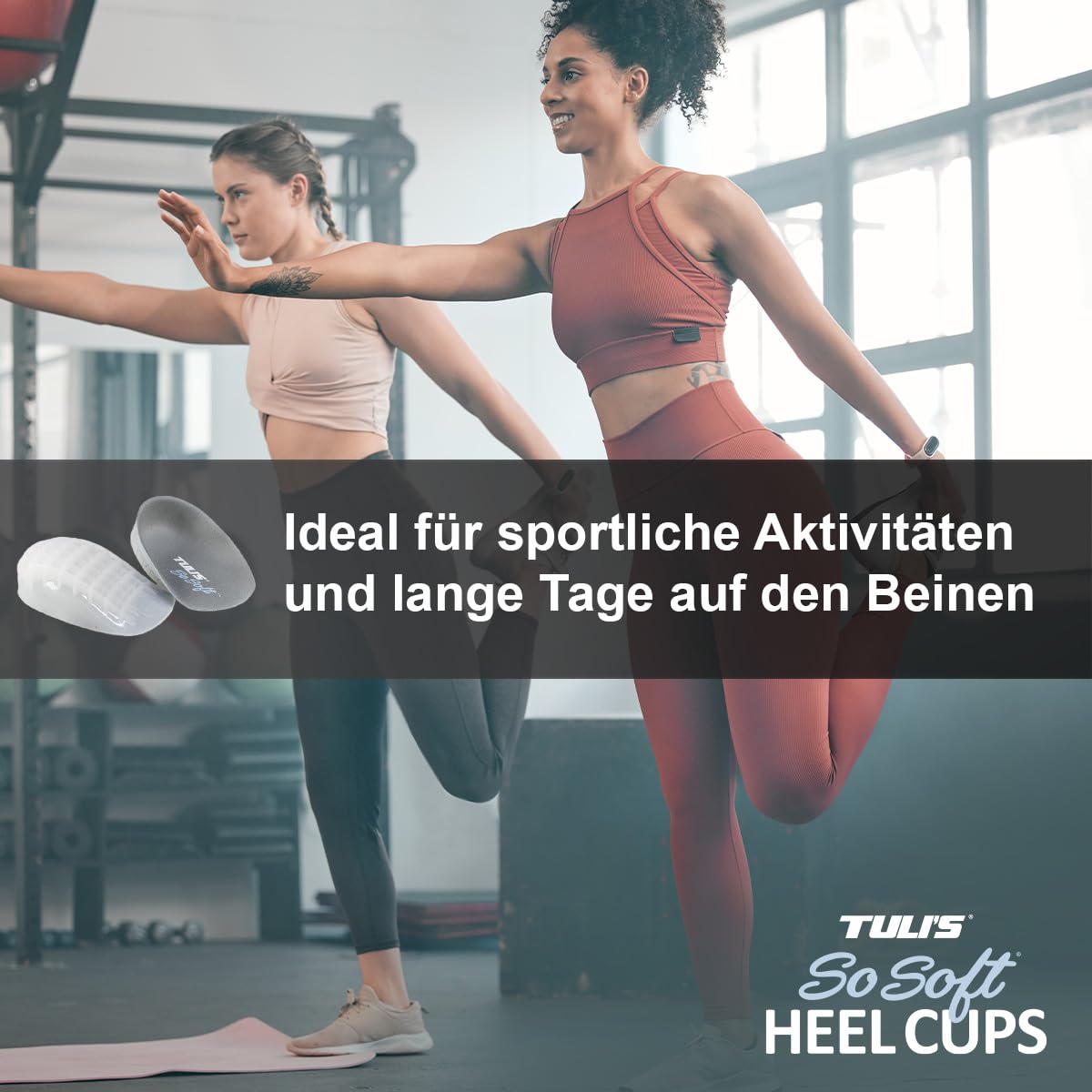 Tuli's So Soft Fersenpolster – Stoßdämpfendes Kissen für Plantarfasziitis, Sever's Disease und Fersenschmerzen