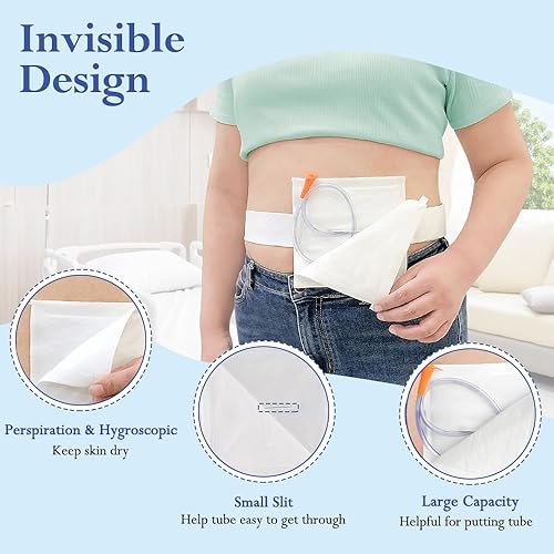 Miniatura 4 de NEPPT Soporte para tubo de G, accesorios para tubos de alimentación, cubiertas de tubo G, catéter de gastrostomía, catéter de diálisis Pd,