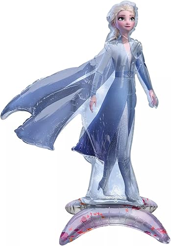 Miniatura 3 de Frozen Party Supplies Elsa - Decoración de mesa y Snow Queen de 57 pulgadas Airwalker para decoración de globos de cumpleaños