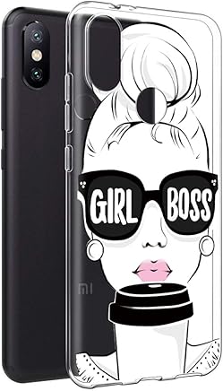 Eouine Funda Xiaomi Mi A2, C?rcasa Silicona 3D Transparente con Dibujos Dise?o Suave Gel TPU Antigolpes de Protector Fundas para Movil Xiaomi MiA2 / Xiao Mi 6X 2018 5,99 Pulgadas (Girl Boss) Eouine Funda Xiaomi Mi A2, C?rcasa Silicona 3D Transparente con Dibujos Dise?o Suave Gel TPU Antigolpes de Protector Fundas para Movil Xiaomi MiA2 / Xiao Mi 6X 2018 5,99 Pulgadas (Girl Boss)