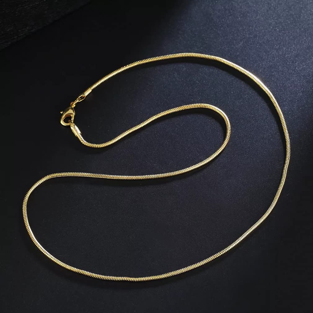 2mm Klingen Ohrring für Damen, Gold überzogen, für Weißhuppen und Partys