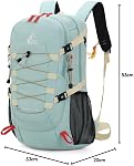 Sac à dos de randonnée et de camping imperméable de 40L avec housse de pluie, sac de voyage léger pour l'escalade et le ski