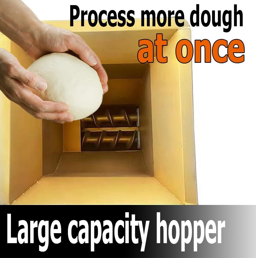 TXMACHINE® Dough Divider Press Machine 7'' Pizza Dough cutter Presser machine Pastry Bread Pizza pneumatic dough Forming Machine 0.12-1.18in Thickness (220V/50HZ, 0.035-17.63OZ)