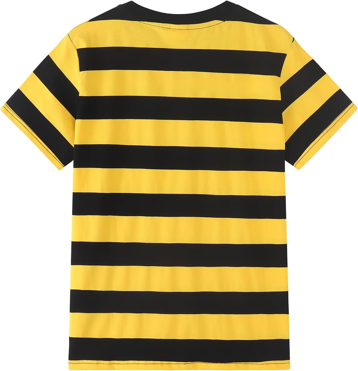 Spring&Gege Men's Short Sleeve Striped Cotton Crew Neck T-Shirts - Image 3