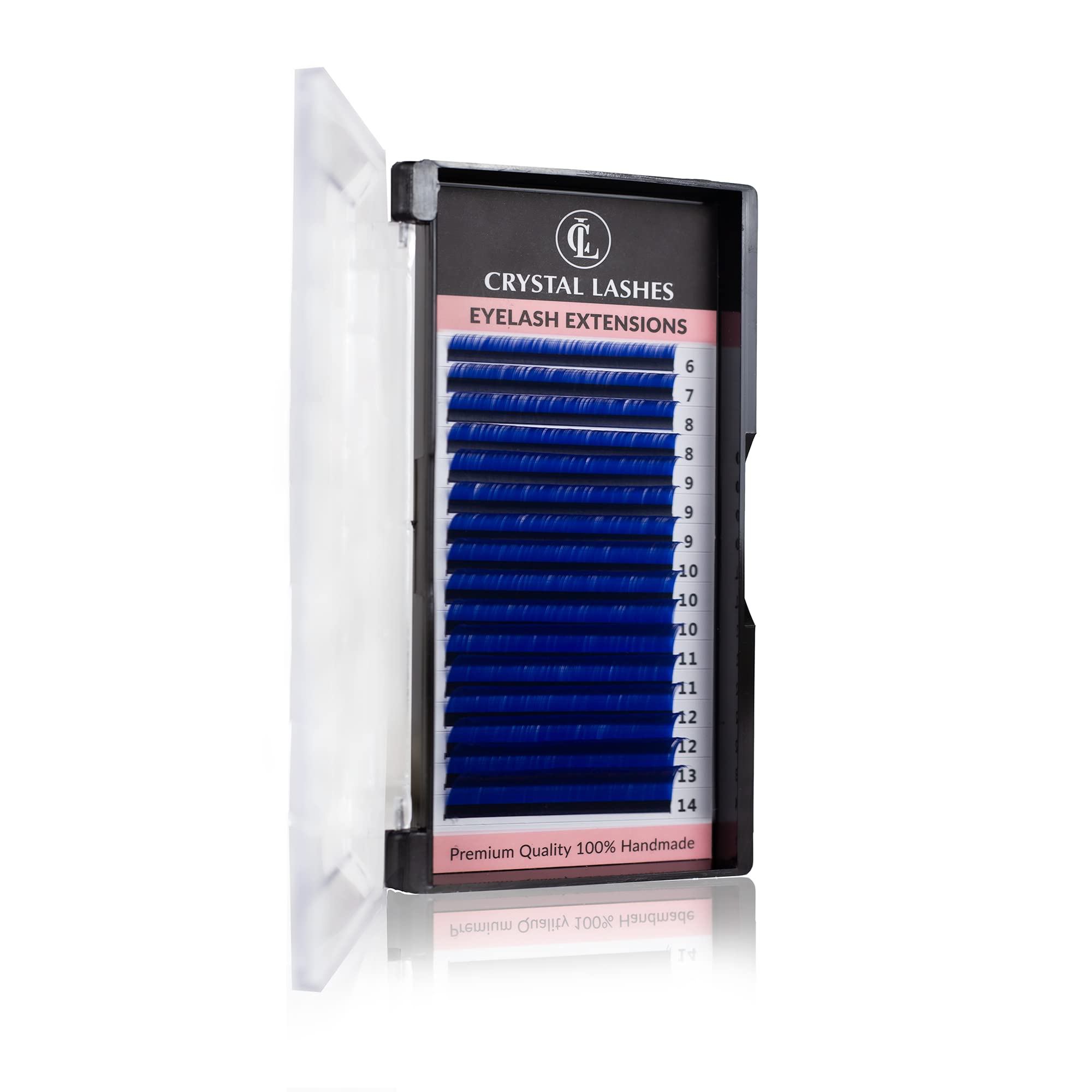 Wimpern EXTREME VOLUME CRYSTAL LASHES MIX 0.07 Mix 6-14mm C blau