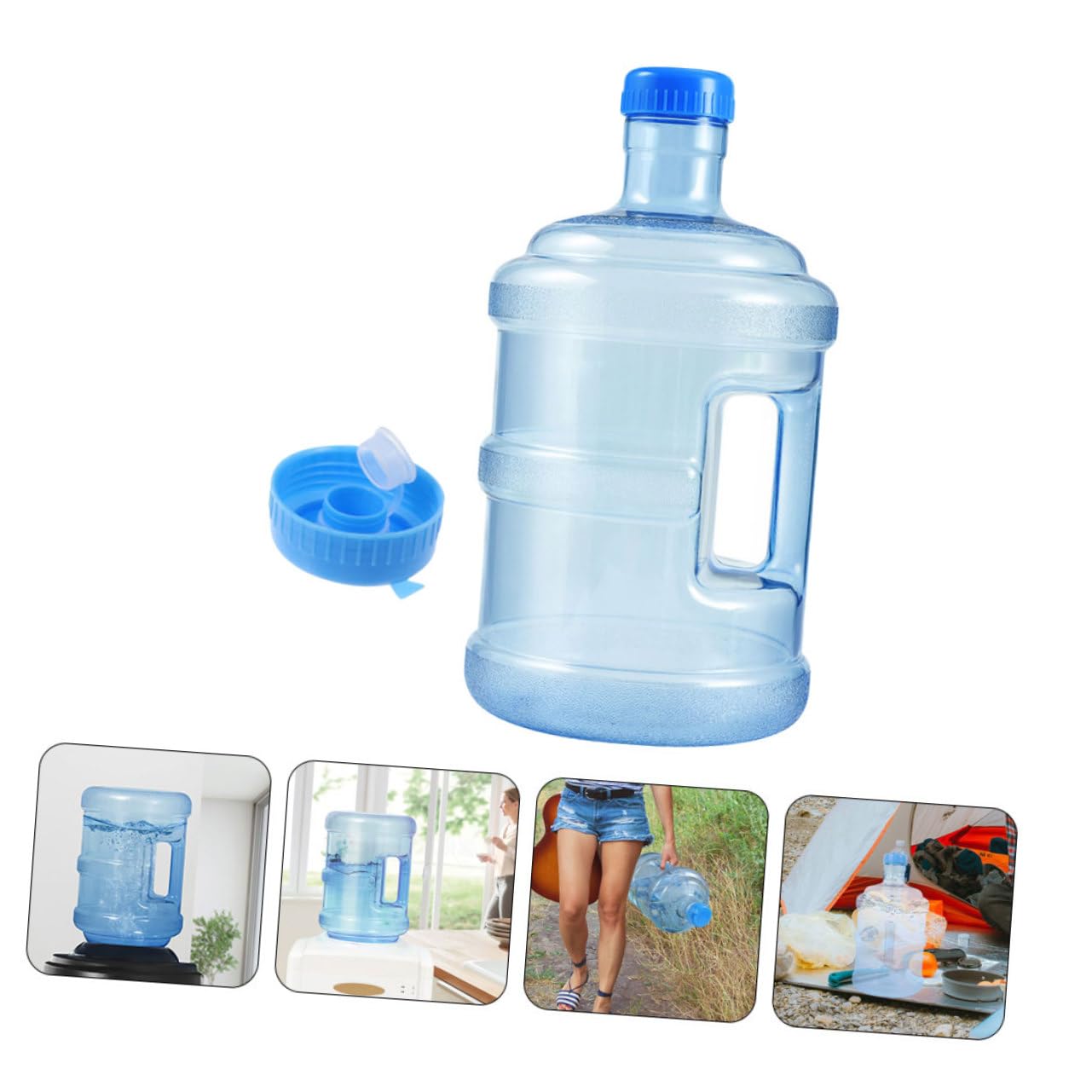 Contenitore in PC Leggero e Resistente da 5l Portatile per Acqua Bidone Acqua per Esterni per Escursioni e attività Outdoor