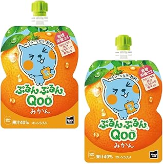 コカコーラ ミニッツメイド Qoo ぷるんぷるんQoo みかん味125gパウチ×30本入