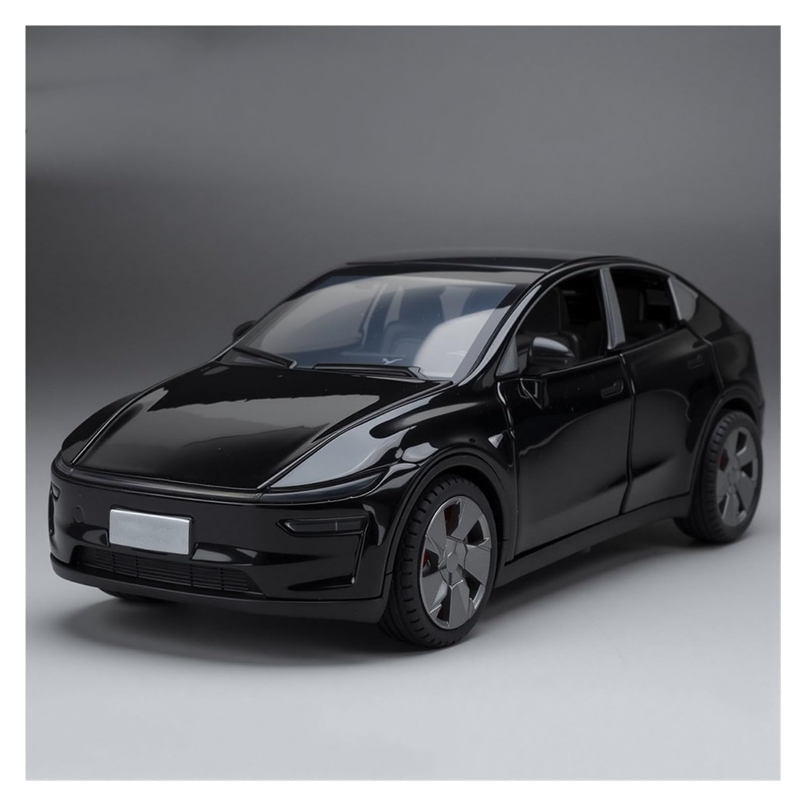 UIFCOG Die Cast Collectible Car Model 1:32 For Tesla For Model Y Alloy Die Casting Model Car Ornaments(Black)