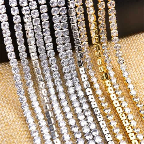 Chaîne à coudre en métal strass zircon pour sublimer vos robes de soirée