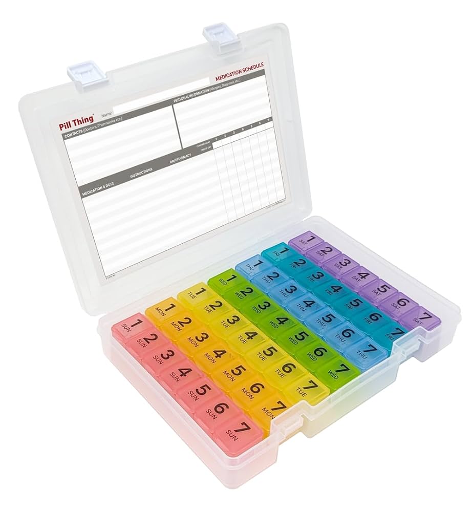 衛生日用品 what we want WWW_PILLCASE Betife Waterproof 7-Day Pill Organizer with Portable Design