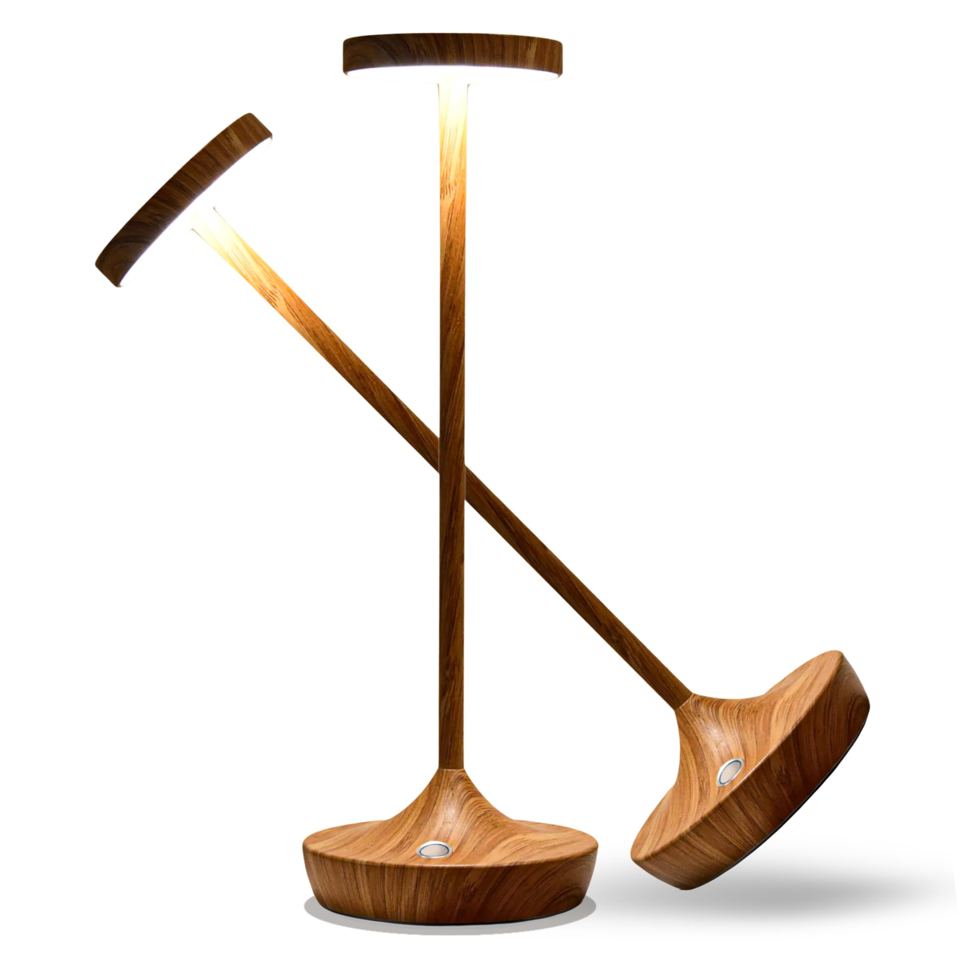 Willdoak Cordless Table Lamp (Bamboo Pattern)