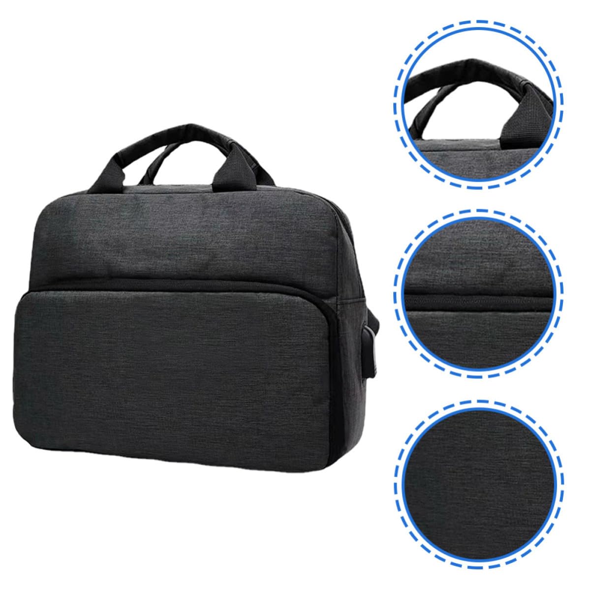 Operitacx Bolso Bandolera para Cámara Reflex Oxford Cremallera Rápida